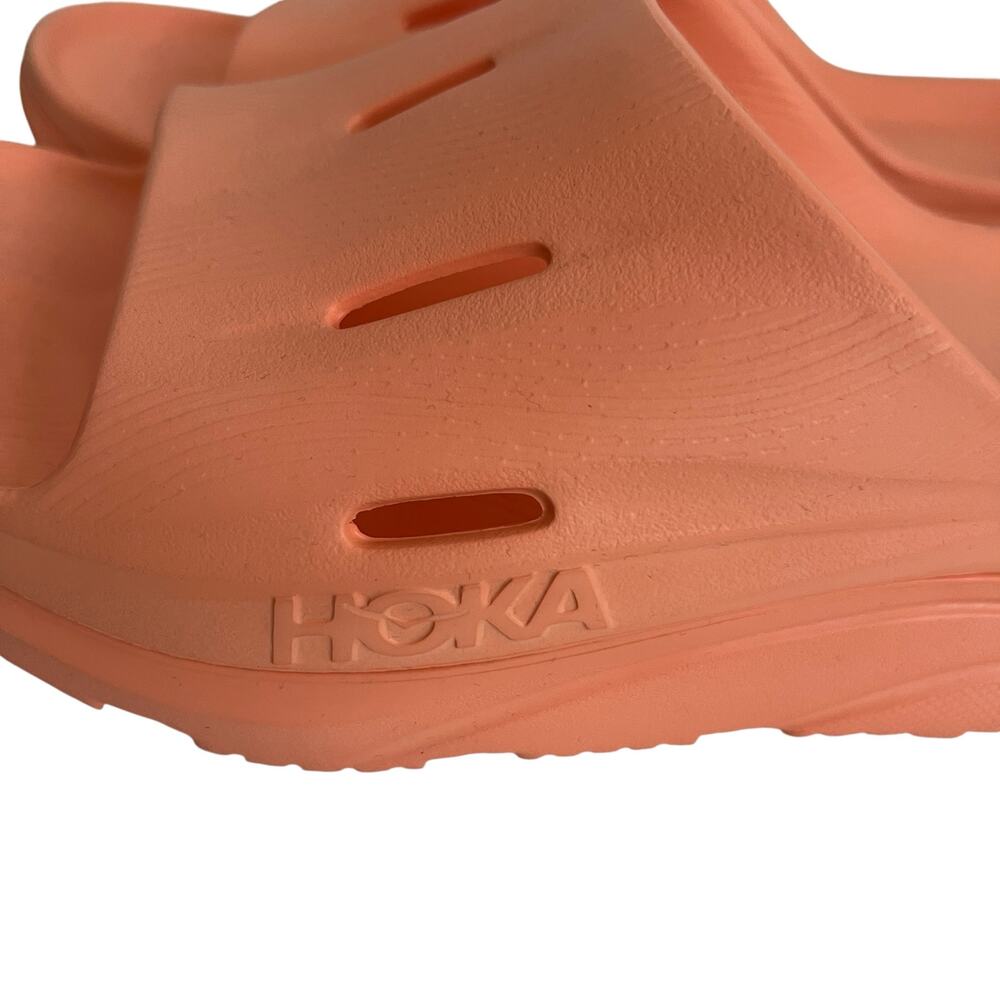 Hoka One One ORA Recovery Papaya Slides Size 12 - Picture 5 of 8